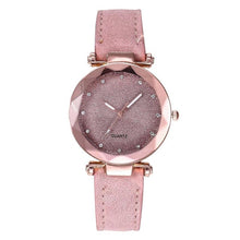 Load image into Gallery viewer, Ladies Watch Fashion Women's Watches Casual Leather Band Crystal Dial Quartz Wrist Watches Relogio Feminino zegarki damskie W50